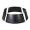 Glitzhome® 40.5" Christmas Black Hammered Metal Tree Collar